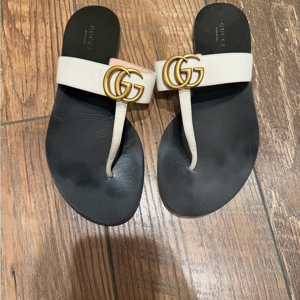 3 pairs summer Gucci women’s shoe haul all authentic, size 7.5. Bundle - Picture 4 of 7